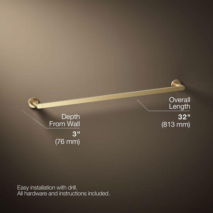 KOHLER K-73143 Composed 30" towel bar