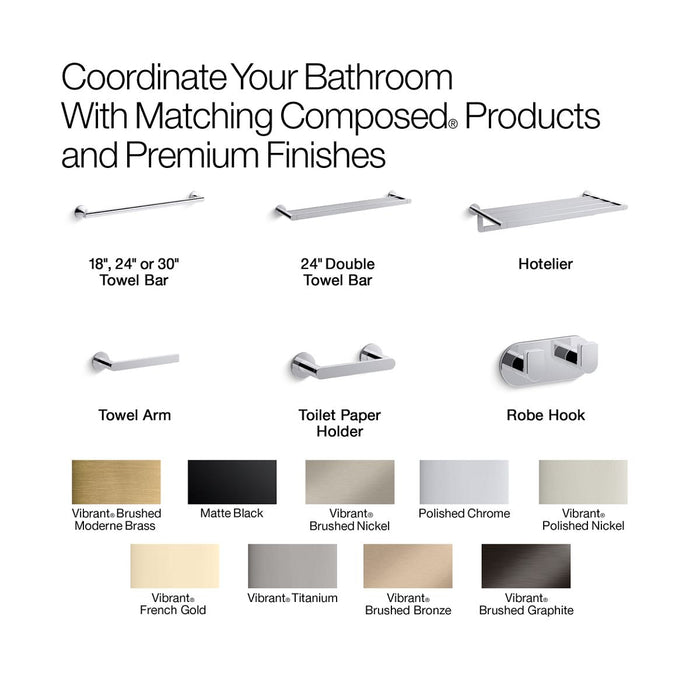 KOHLER K-73157 Composed Hotelier