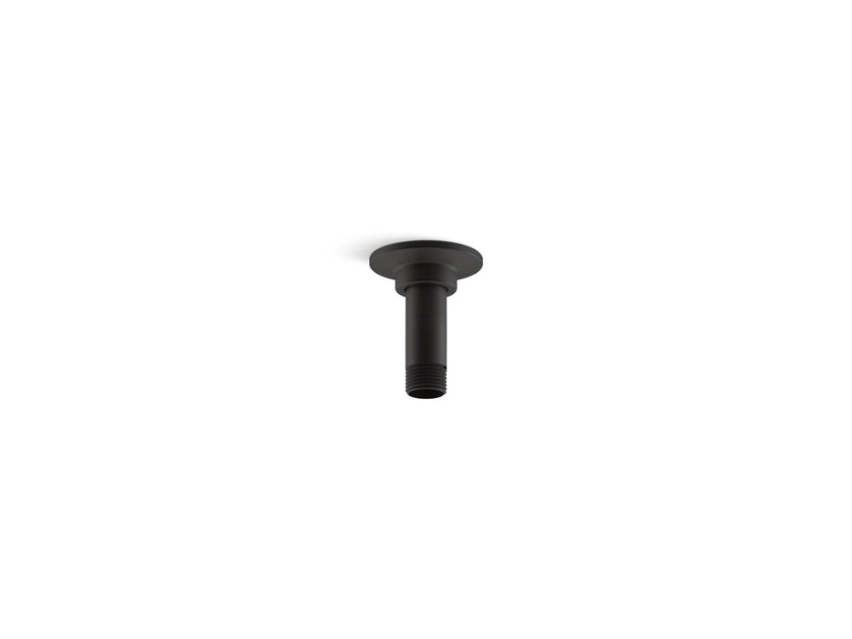 KOHLER K-7396 3" ceiling-mount single-function rainhead arm and flange