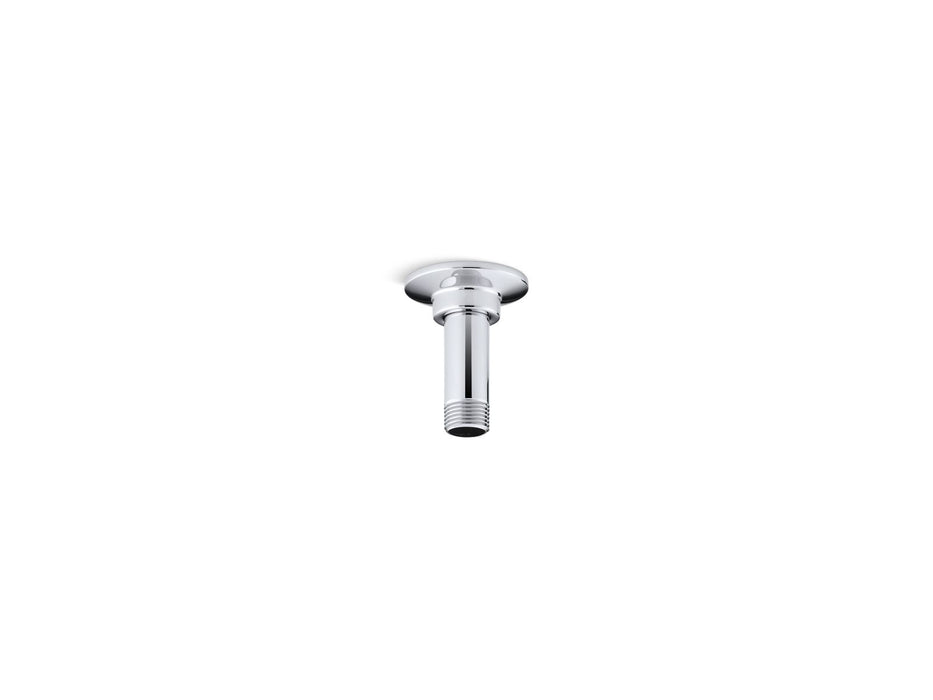 KOHLER K-7396 3" ceiling-mount single-function rainhead arm and flange