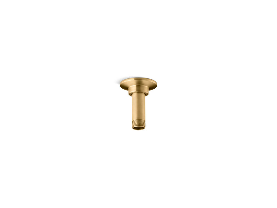 KOHLER K-7396 3" ceiling-mount single-function rainhead arm and flange