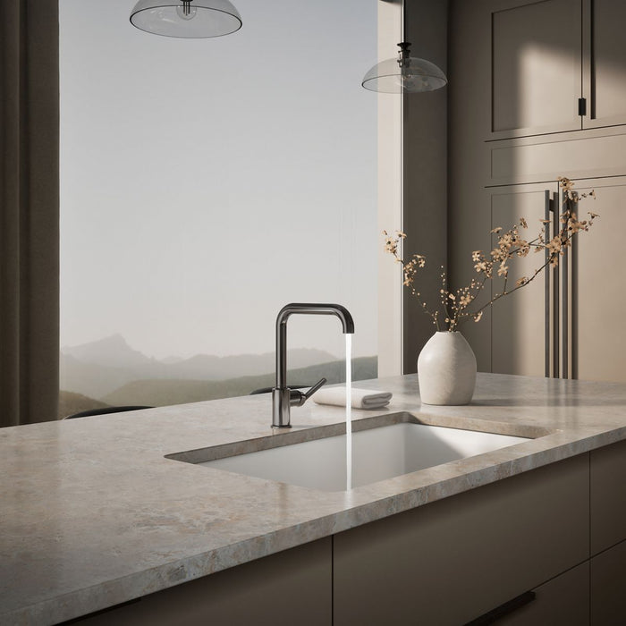 KOHLER K-7507 Purist Single-handle kitchen sink faucet