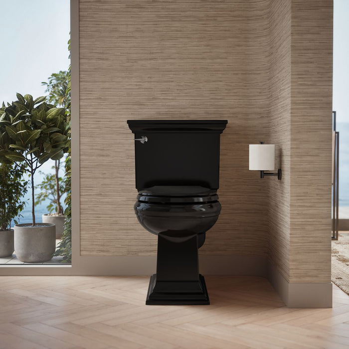 KOHLER K-75758-RL Cachet Nightlight ReadyLatch Quiet-Close round-front toilet seat