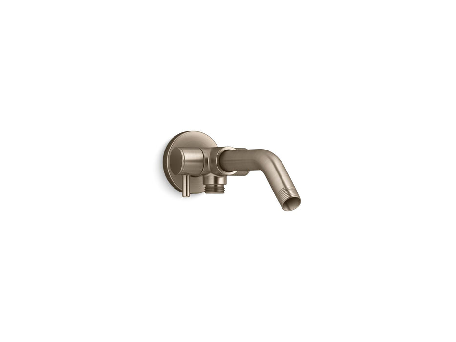 KOHLER K-76331 Shower arm with 2-way diverter, vibrant brushed bronze