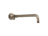 KOHLER K-76332 Wall-mount rainhead arm with 3-way diverter, vibrant brushed bronze