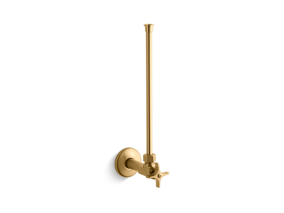 KOHLER K-7638 1/2" NPT angle supply with stop with cross handle and annealed vertical tube