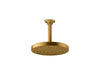KOHLER 76464-Y Awaken 8" single-function rainhead, 2.5 gpm, vibrant brushed moderne brass