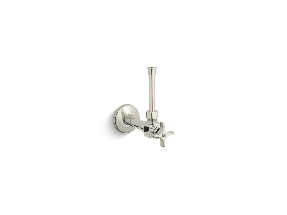 KOHLER K-7653 1/2" angle supply with stop, cross handle and rigid vertical tube