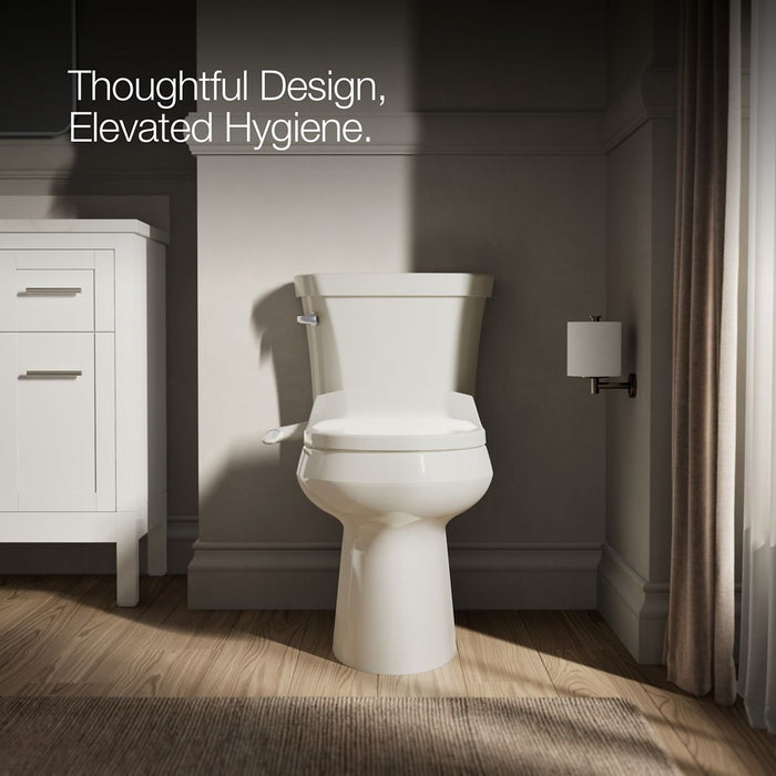 KOHLER K-76923 Puretide Quiet-Close round-front manual bidet toilet seat