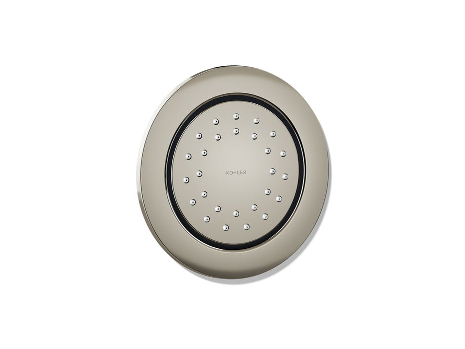 KOHLER K-77119 WaterTile Round 27-nozzle single-function body spray, 1.0 gpm, vibrant polished nickel