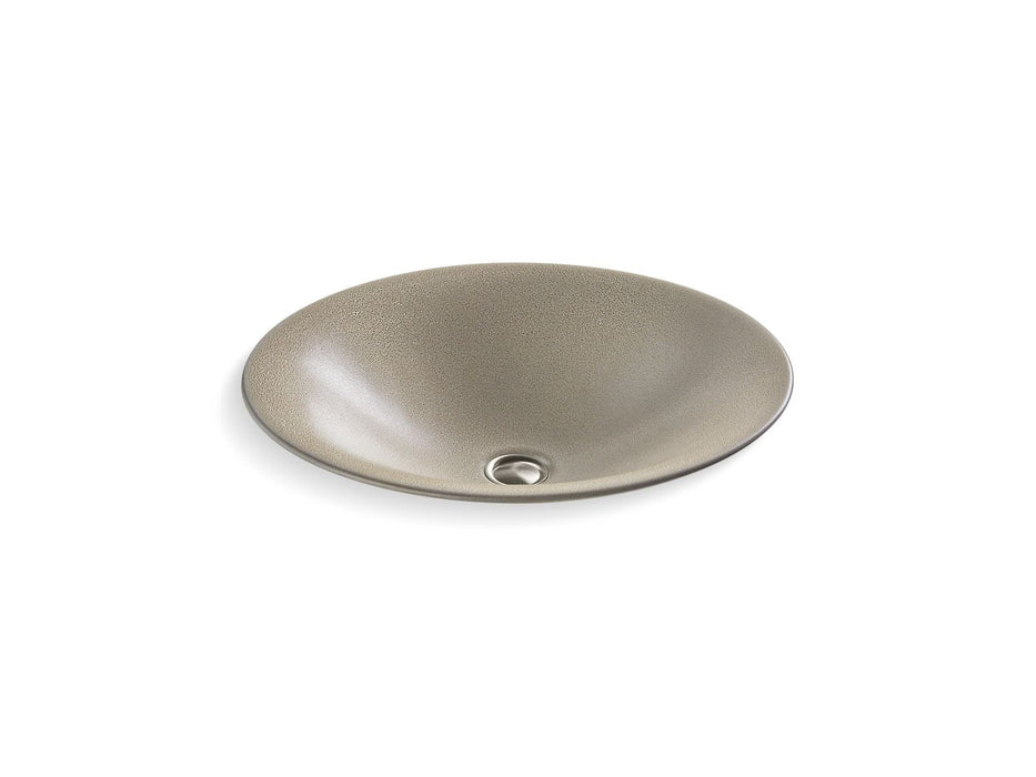 KOHLER K-77714 Carillon 17-1/2" round drop-in bathroom sink, no overflow