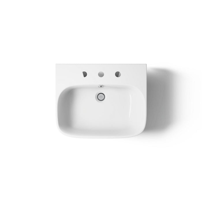 KOHLER K-77767-8 ModernLife 21-3/4" rectangular wall-mount bathroom sink