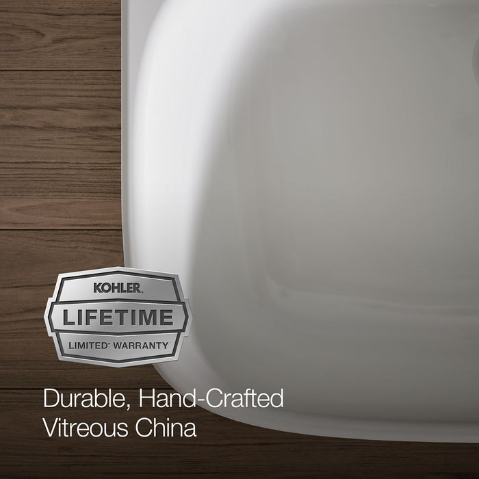 KOHLER K-77768-8 ModernLife 21-3/4" rectangular wall-mount bathroom sink