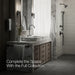 KOHLER K-77966 Components Bathroom sink faucet spout with Ribbon design, 1.2 gpm, matte black - view 3