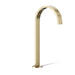 KOHLER K-77966 Components Bathroom sink faucet spout with Ribbon design, 1.2 gpm, vibrant french gold - view 3