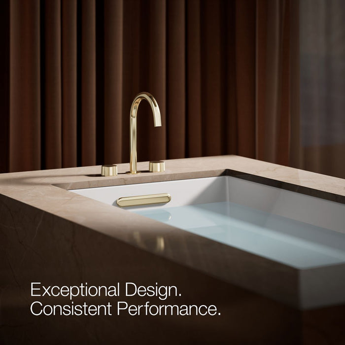 KOHLER K-77990-8 Components Deck-mount bath faucet handles with Oyl design