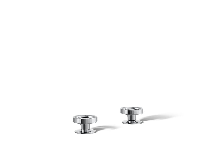 KOHLER K-77990-9 Components Deck-mount bath faucet handles with Industrial design