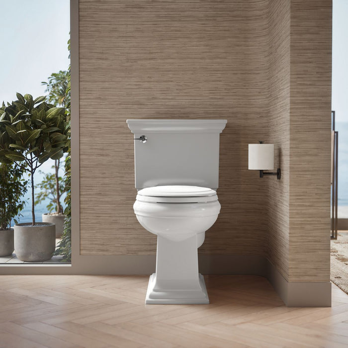 KOHLER K-78052-RL Rutledge ReadyLatch Quiet-Close round-front toilet seat, white - view 4