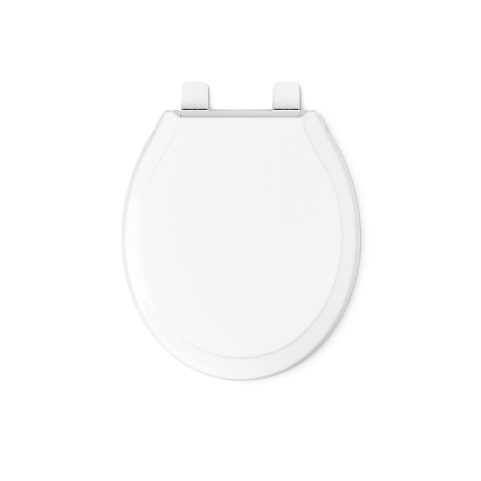 KOHLER K-78059-RL Rutledge Nightlight ReadyLatch Quiet-Close round-front toilet seat