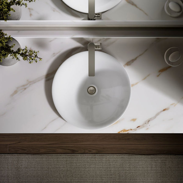 KOHLER K-7806 Carillon 17-3/4" round drop-in bathroom sink, no overflow