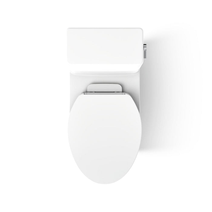 KOHLER K-78080-RA Reach One-piece compact elongated toilet with skirted trapway, 1.28 gpf, white - view 3