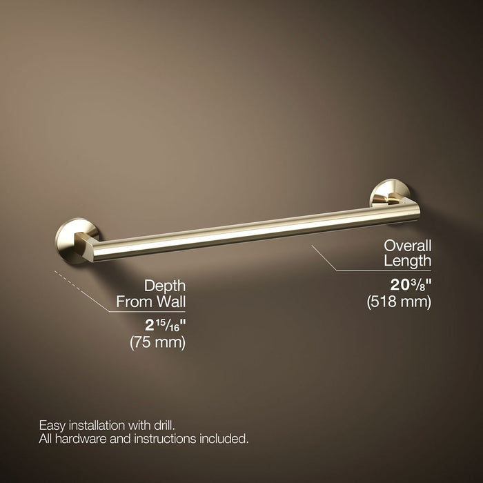 KOHLER K-78372 Components 18" towel bar