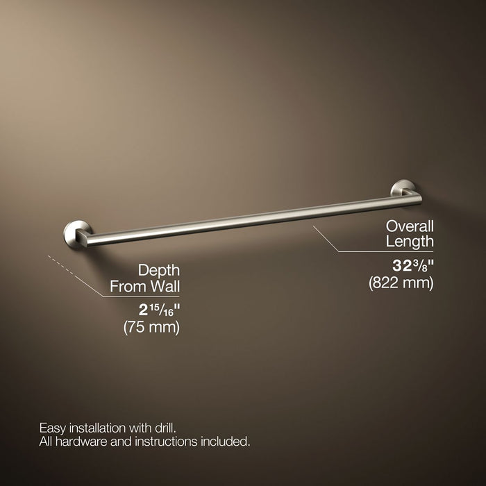 KOHLER K-78374 Components 30" towel bar