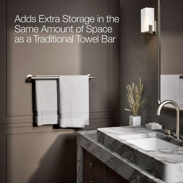 KOHLER K-78375 Components Double towel bar