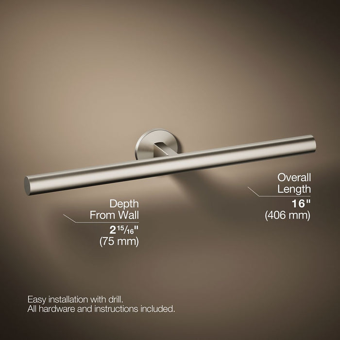 KOHLER K-78379 Components Double towel arm