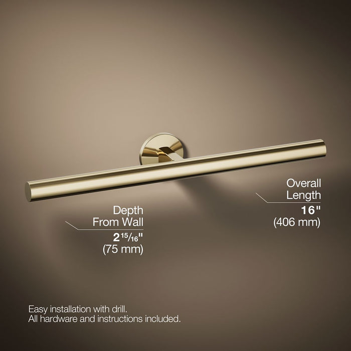 KOHLER K-78379 Components Double towel arm