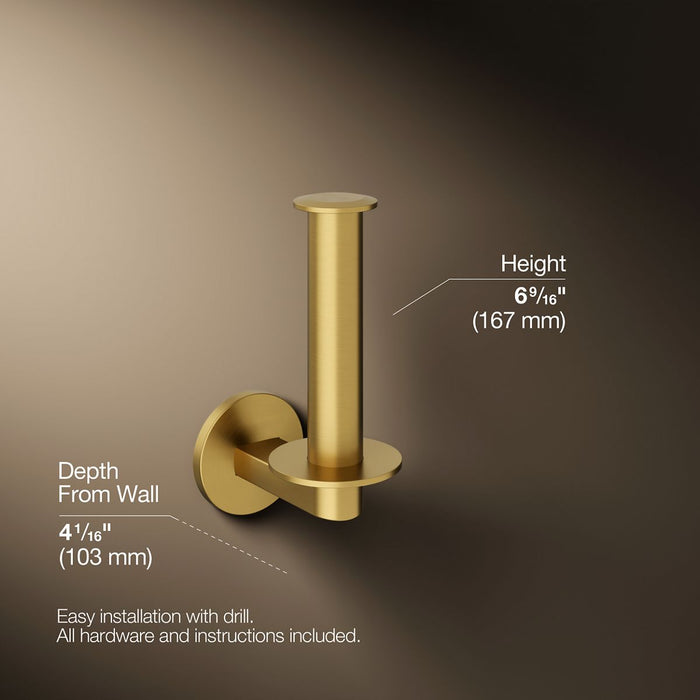 KOHLER K-78383 Components Vertical toilet paper holder