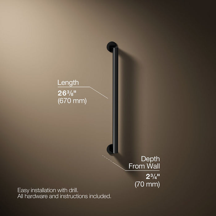 3/4 view of product with dimensions