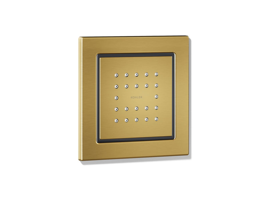 KOHLER K-8003 WaterTile Square 22-nozzle single-function body spray, 2.5 gpm