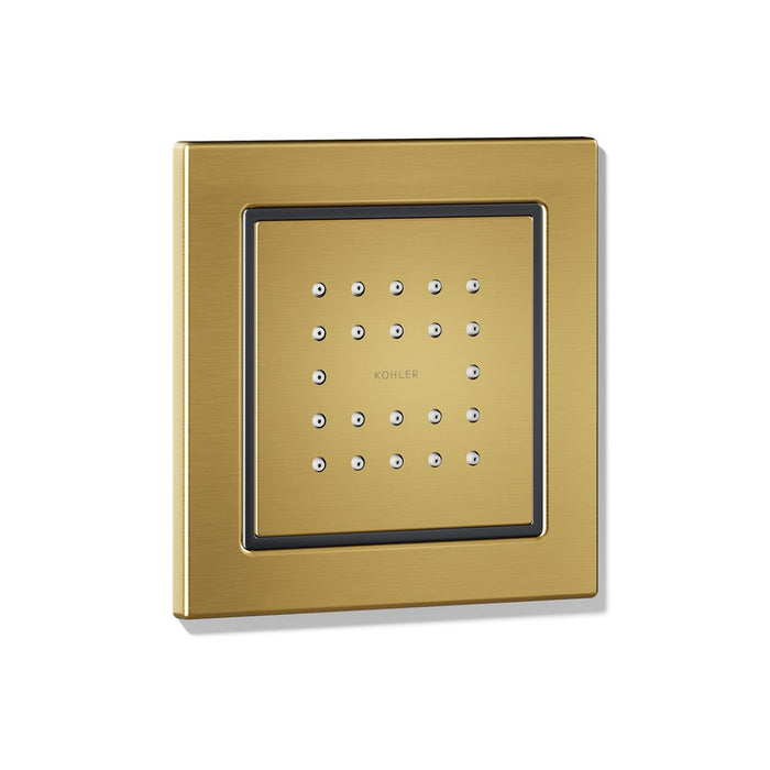 KOHLER K-8003 WaterTile Square 22-nozzle single-function body spray, 2.5 gpm