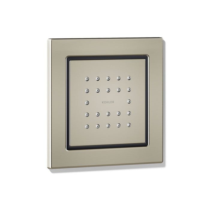KOHLER K-8003 WaterTile Square 22-nozzle single-function body spray, 2.5 gpm