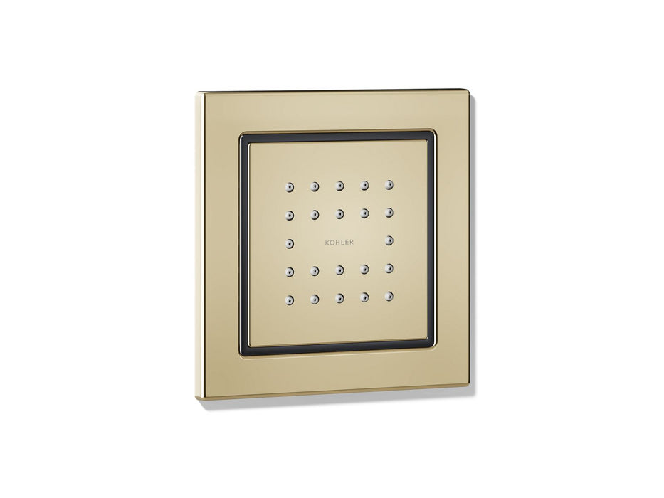 KOHLER K-8003 WaterTile Square 22-nozzle single-function body spray, 2.5 gpm