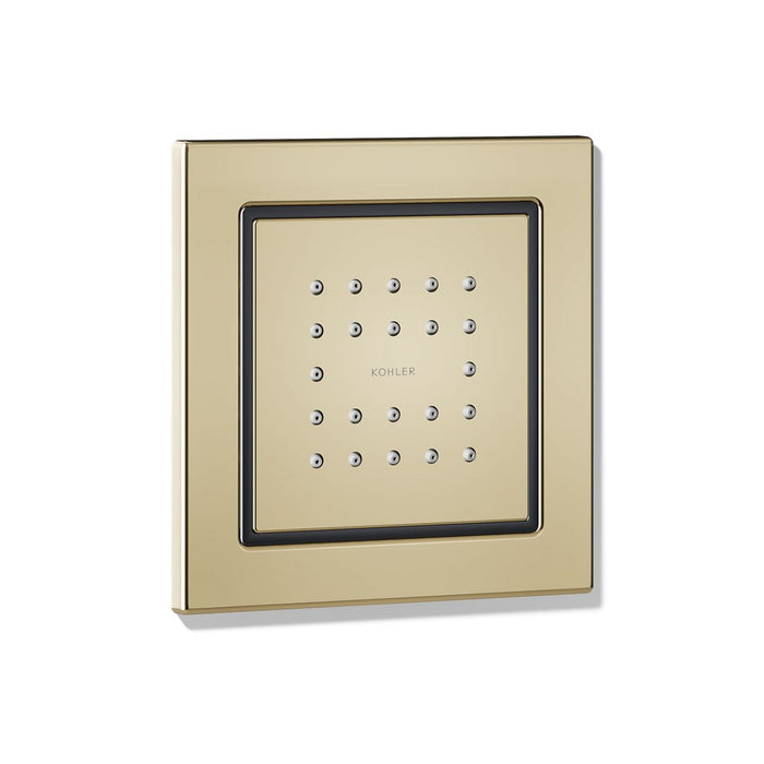 KOHLER K-8003 WaterTile Square 22-nozzle single-function body spray, 2.5 gpm