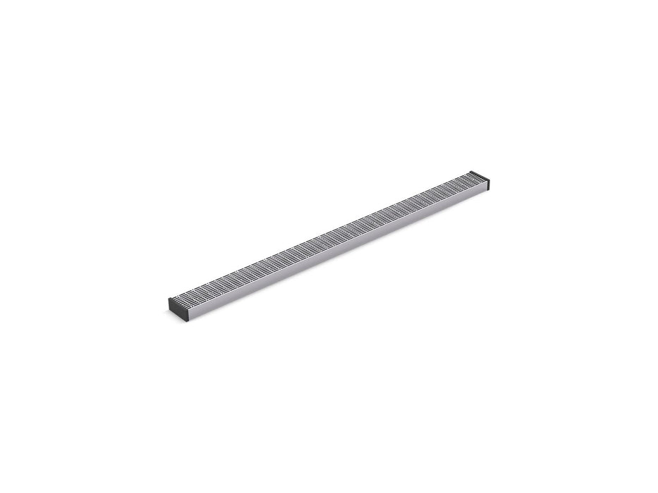 KOHLER K-80653 2-1/2" x 36" linear drain grate with lattice pattern