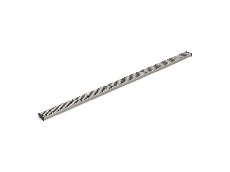 KOHLER K-80655 2-1/2" x 60" linear drain grate with lattice pattern