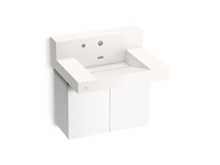 KOHLER K-81024-BPW Constellation 30" wall-mount lavatory system with backsplash
