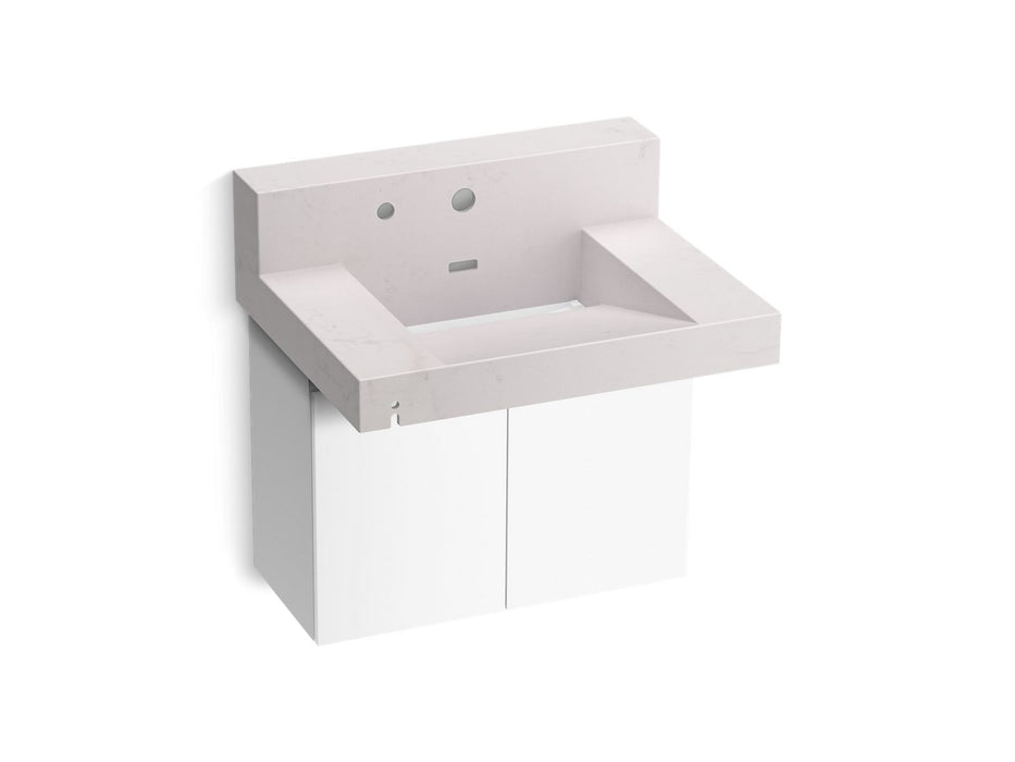 KOHLER K-81024-BPW Constellation 30" wall-mount lavatory system with backsplash