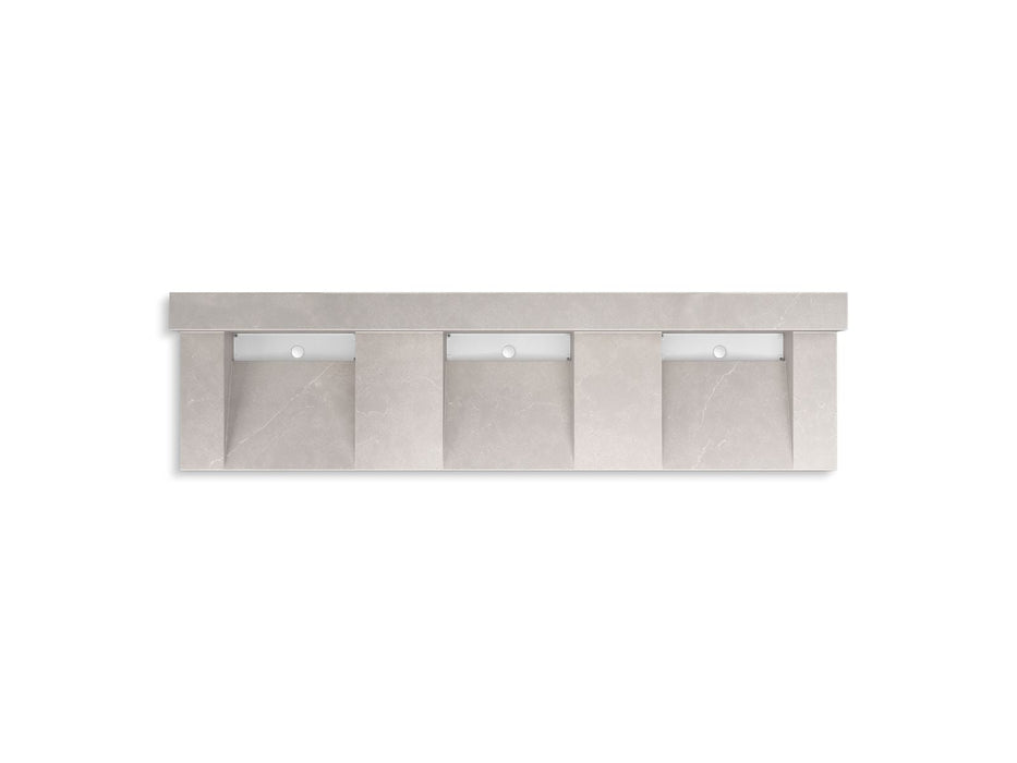 KOHLER K-81026-BPW Constellation 90" wall-mount basin lavatory system with backsplash