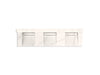 KOHLER K-81026-BSS Constellation 90" wall-mount basin lavatory system with backsplash, et cal gold