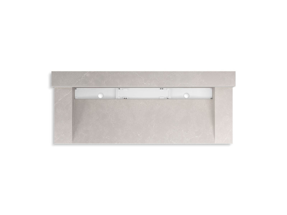 KOHLER K-81027-BPW Constellation 60" wall-mount trough lavatory system with backsplash, desertsilver - view 2