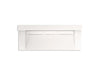 KOHLER K-81027-BSS Constellation 60" wall-mount trough lavatory system with backsplash, designer white