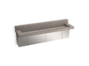 KOHLER K-81028-BSS Constellation 90" wall-mount trough lavatory system with backsplash, concrete