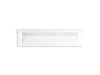 KOHLER K-81028-BSS Constellation 90" wall-mount trough lavatory system with backsplash, glacier white