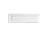 KOHLER K-81028-BSS Constellation 90" wall-mount trough lavatory system with backsplash, miami white