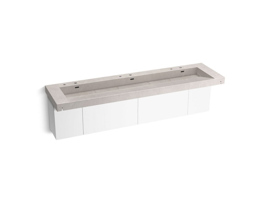 KOHLER K-81030-BPW Constellation 60" wall-mount basin lavatory system