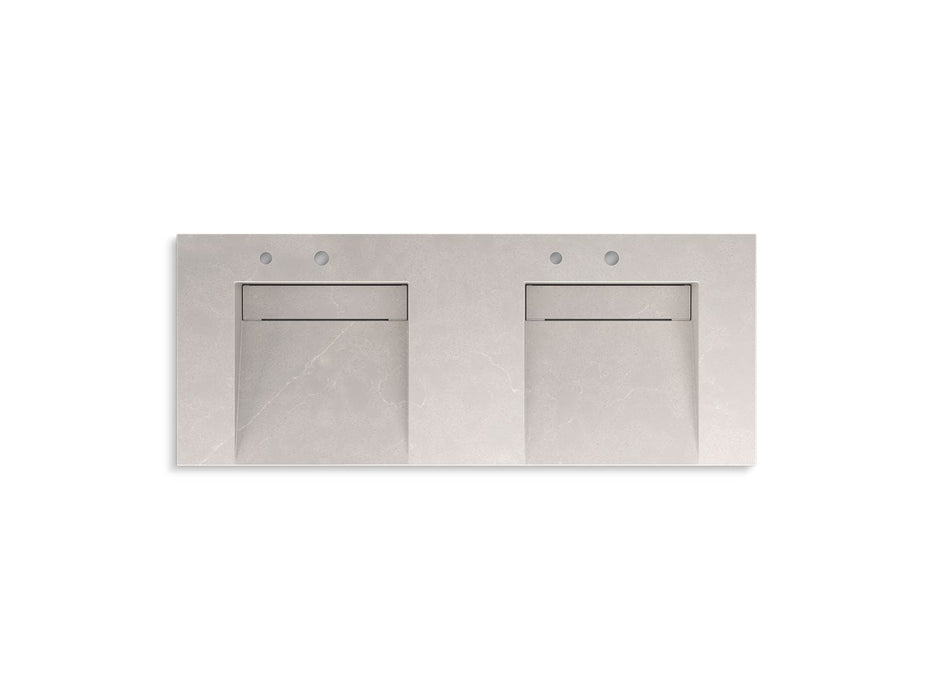 KOHLER K-81030-BPW Constellation 60" wall-mount basin lavatory system